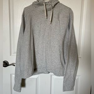Athletic sweatshirt with hood